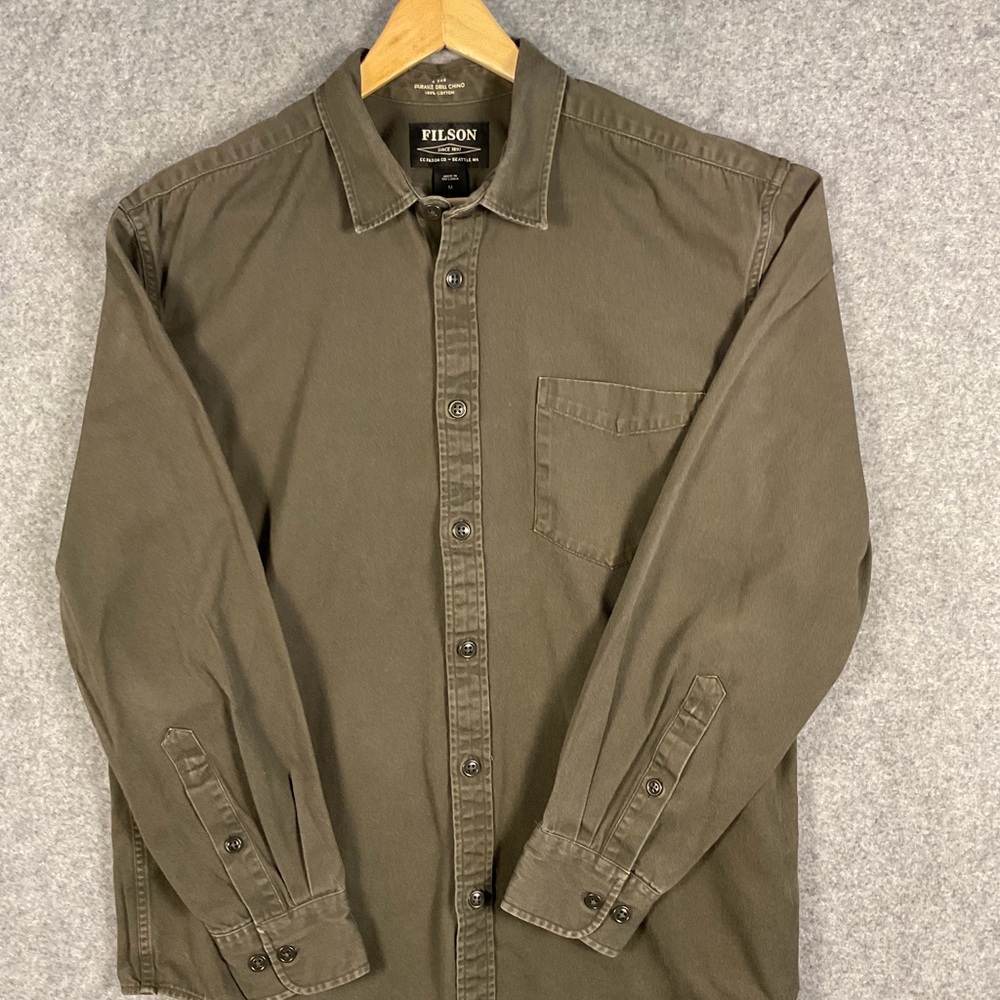 Filson Men's Dark Olive Drill Chino